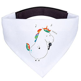 Mr. & Mrs. Panda Hundehalstuch Einhorn Sänger Weiß – Bild 1 von 6