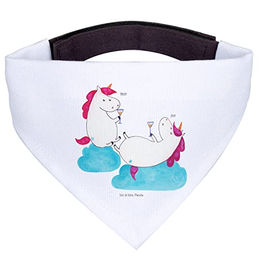 Mr. & Mrs. Panda Hundehalstuch Einhorn Sekt Weiß – Bild 1 von 5