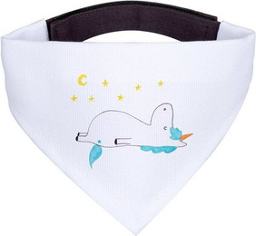 Produktbild von Mr. & Mrs. Panda Hundehalstuch Einhorn Sternenhimmel Weiß