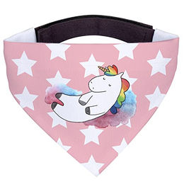 Mr. & Mrs. Panda Hundehalstuch Einhorn Wolke 7 Rot Pastell – Bild 1 von 6