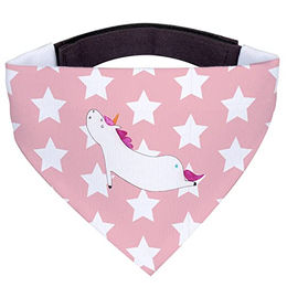 Mr. & Mrs. Panda Hundehalstuch Einhorn Yoga - Rot Pastell – Bild 1 von 6