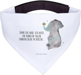 Produktbild von Mr. & Mrs. Panda Hundehalstuch Elefant Biene Weiß