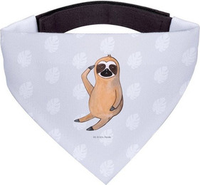 Produktbild von Mr. & Mrs. Panda Hundehalstuch Faultier Vogel Grau Pastell