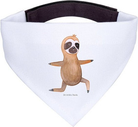 Produktbild von Mr. & Mrs. Panda Hundehalstuch Faultier Yoga Weiß
