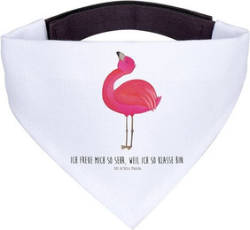 Produktbild von Mr. & Mrs. Panda Hundehalstuch Flamingo Stolz Weiß