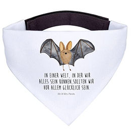 Mr. & Mrs. Panda Hundehalstuch Fledermaus Flügel Weiß – Bild 1 von 6