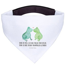 Mr. & Mrs. Panda Hundehalstuch Frosch Liebe Weiß – Bild 1 von 5