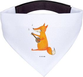 Produktbild von Mr. & Mrs. Panda Hundehalstuch Fuchs Gitarre Weiß