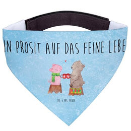 Mr. & Mrs. Panda Hundehalstuch Glühschwein Sause Eisblau – Bild 1 von 7