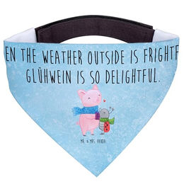 Mr. & Mrs. Panda Hundehalstuch Glühschwein Smörle Eisblau – Bild 1 von 7