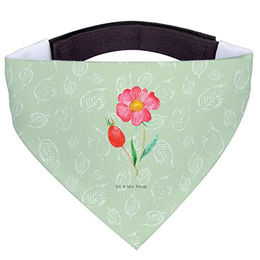 Mr. & Mrs. Panda Hundehalstuch Hagebutte Blattgrün – Bild 1 von 4