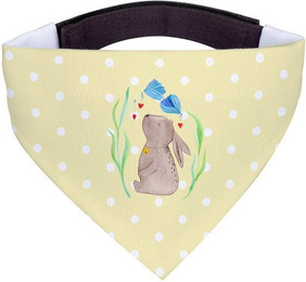 Produktbild von Mr. & Mrs. Panda Hundehalstuch Hase Blume - Gelb Pastell