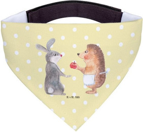 Produktbild von Mr. & Mrs. Panda Hundehalstuch Hase Igel Gelb Pastell