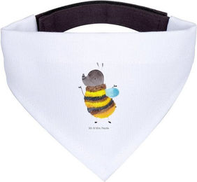 Produktbild von Mr. & Mrs. Panda Hundehalstuch Hummel flauschig Weiß