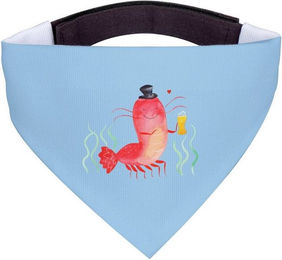 Produktbild von Mr. & Mrs. Panda Hundehalstuch Hummer Weizen Blau Pastell