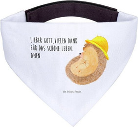 Produktbild von Mr. & Mrs. Panda Hundehalstuch Igel Beten Weiß