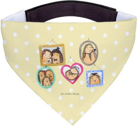 Produktbild von Mr. & Mrs. Panda Hundehalstuch Igel Familie Gelb Pastell