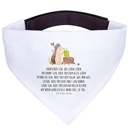 Mr. & Mrs. Panda Hundehalstuch Igel Federschmuck Weiß – Bild 1 von 7