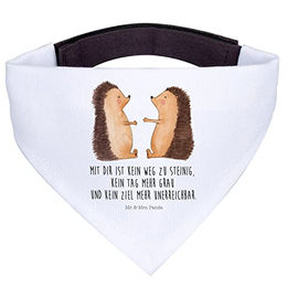 Mr. & Mrs. Panda Hundehalstuch Igel Liebe Weiß – Bild 1 von 6