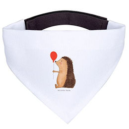 Mr. & Mrs. Panda Hundehalstuch Igel Luftballon Weiß – Bild 1 von 7