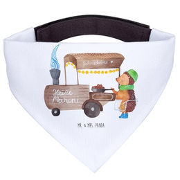 Mr. & Mrs. Panda Hundehalstuch Igel Maronen Weiß – Bild 1 von 5