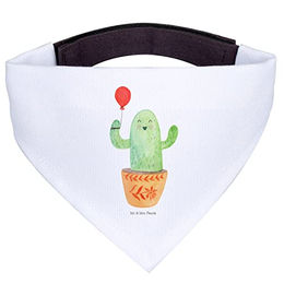 Mr. & Mrs. Panda Hundehalstuch Kaktus Luftballon Weiß L – Bild 1 von 6
