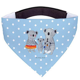 Mr. & Mrs. Panda Hundehalstuch Koala Familie - Blau Pastell – Bild 1 von 7