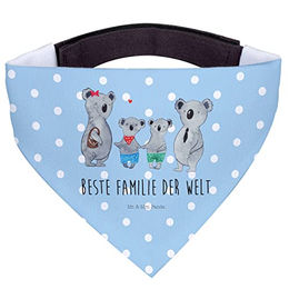 Mr. & Mrs. Panda Hundehalstuch Koala Familie - Blau Pastell – Bild 1 von 8