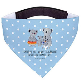 Mr. & Mrs. Panda Hundehalstuch Koala Familie - Blau Pastell – Bild 1 von 7