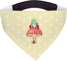 Produktbild von Mr. & Mrs. Panda Hundehalstuch L Marienkäfer Fliegenpilz