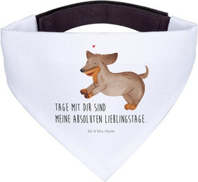 Produktbild von Mr. & Mrs. Panda Hundehalstuch L mit Dackelmotiv