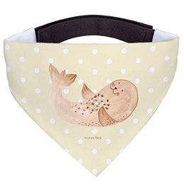 Mr. & Mrs. Panda Hundehalstuch L - Robbe Motiv – Bild 1 von 8