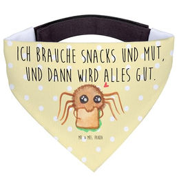 Mr. & Mrs. Panda Hundehalstuch L Spinne Agathe Sandwich Gelb Pastell – Bild 1 von 7