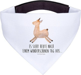 Produktbild von Mr. & Mrs. Panda Hundehalstuch Lama Springen Weiß