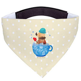 Mr. & Mrs. Panda Hundehalstuch M - Gelb Pastell – Bild 1 von 7