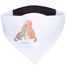 Mr. & Mrs. Panda Hundehalstuch M Hunde Liebe Weiß – Bild 1 von 7