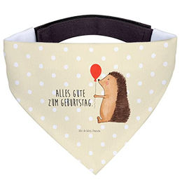 Mr. & Mrs. Panda Hundehalstuch M Igel Luftballon Gelb Pastell – Bild 1 von 7