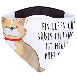 Mr. & Mrs. Panda Hundehalstuch M mit Corgi-Motiv – Bild 1 von 7