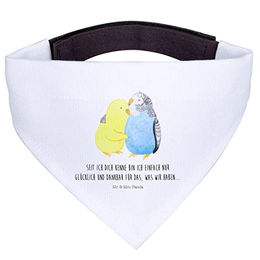 Mr. & Mrs. Panda Hundehalstuch M Wellensittich Liebe – Bild 1 von 7