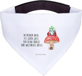 Produktbild von Mr. & Mrs. Panda Hundehalstuch Marienkäfer Fliegenpilz