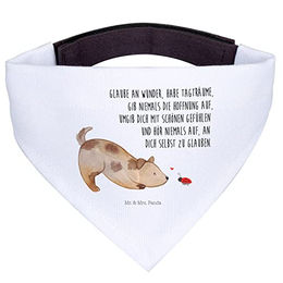 Mr. & Mrs. Panda Hundehalstuch Marienkäfer Weiß – Bild 1 von 6