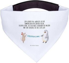 Produktbild von Mr. & Mrs. Panda Hundehalstuch Maus Pinguin Geburtstag