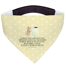 Mr. & Mrs. Panda Hundehalstuch Maus Sterne Gelb Pastell – Bild 1 von 6