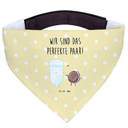 Mr. & Mrs. Panda Hundehalstuch Milch Keks Gelb Pastell – Bild 1 von 7