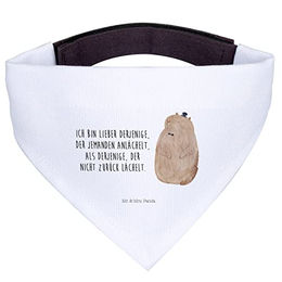 Mr. & Mrs. Panda Hundehalstuch Murmeltier Weiß – Bild 1 von 6