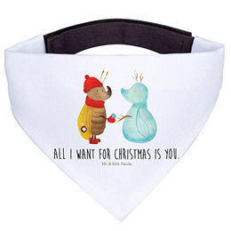 Mr. & Mrs. Panda Hundehalstuch Nachtfalter Schneemann – Bild 1 von 5