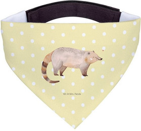 Produktbild von Mr. & Mrs. Panda Hundehalstuch Nasenbär Gelb Pastell