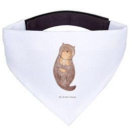 Mr. & Mrs. Panda Hundehalstuch Otter Muschel Weiß – Bild 1 von 6