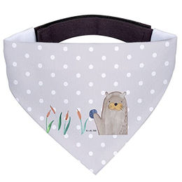Mr. & Mrs. Panda Hundehalstuch Otter Stein - Grau Pastell – Bild 1 von 5