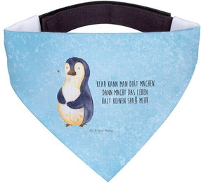 Produktbild von Mr. & Mrs. Panda Hundehalstuch Pinguin Diät Eisblau